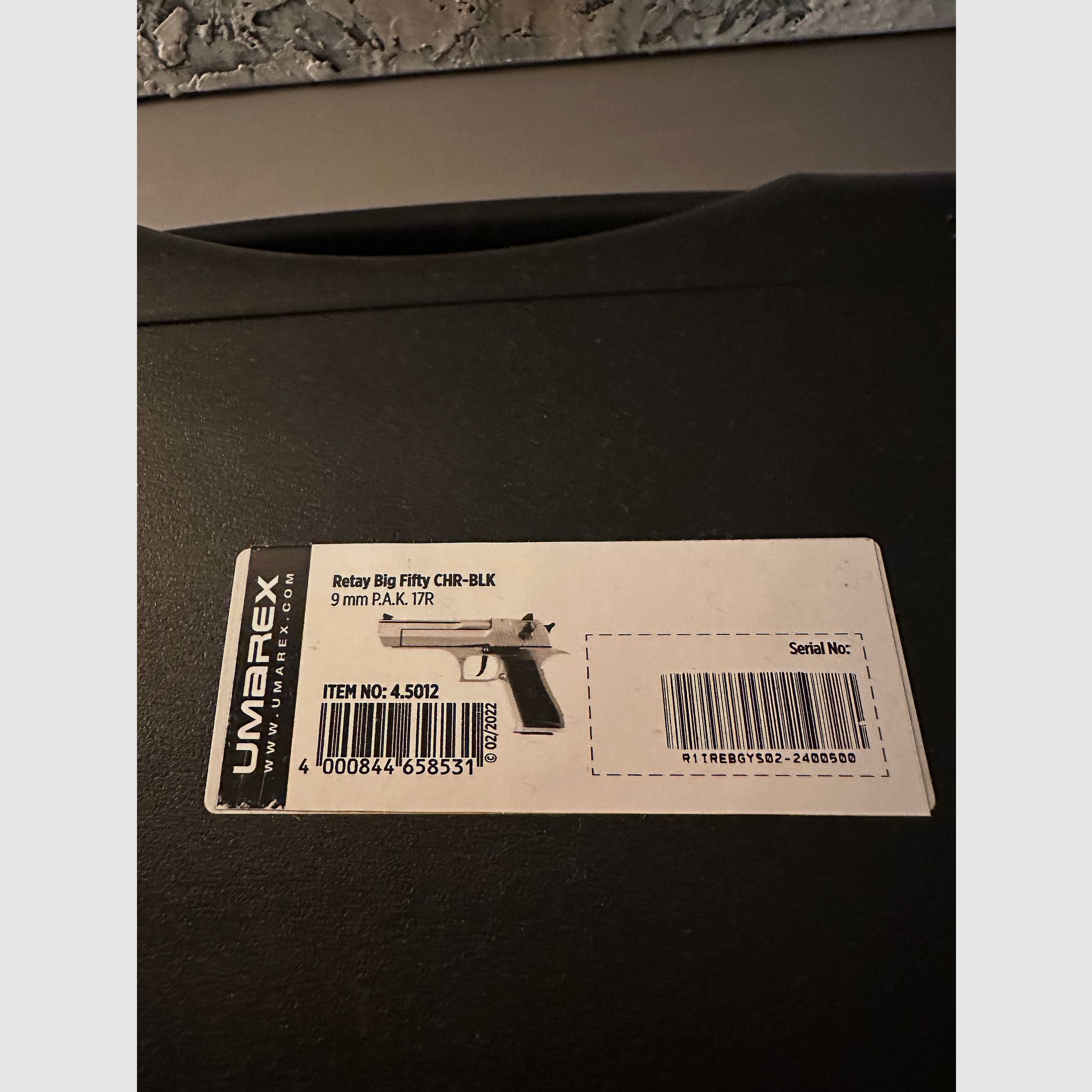 Retay Big Fifty Chrom NEW + spare magazine