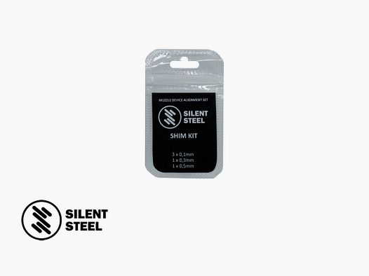 SILENT STEEL Muzzle Device Shim Kit - 15mm