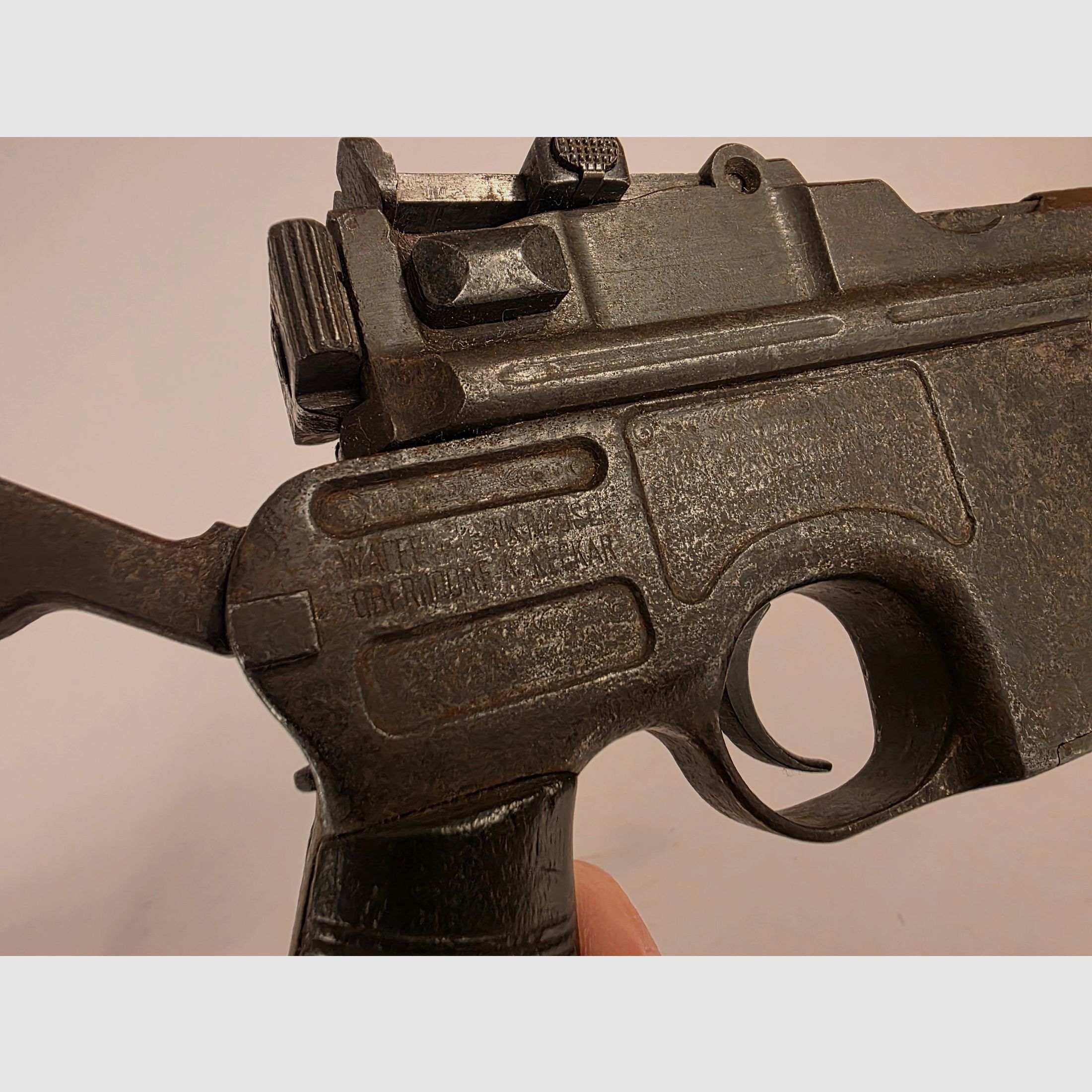 Mauser C96, Broomhandle, Mechanika trochę się zacina (potrzebna wiedza)
