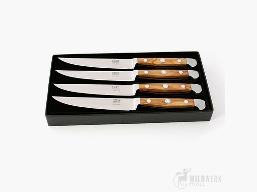 Juego de Cuchillos para Steak Güde Alpha Olive 4 piezas