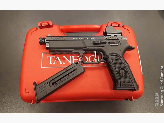 TANFOGLIO FORCE 22 L TACTICAL OPTIC SCHWARZ