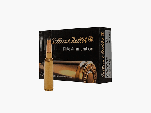 SELLIER & BELLOT – 6,5X55 SE | SP 140grs 9,1g No. 2928 (20pz)