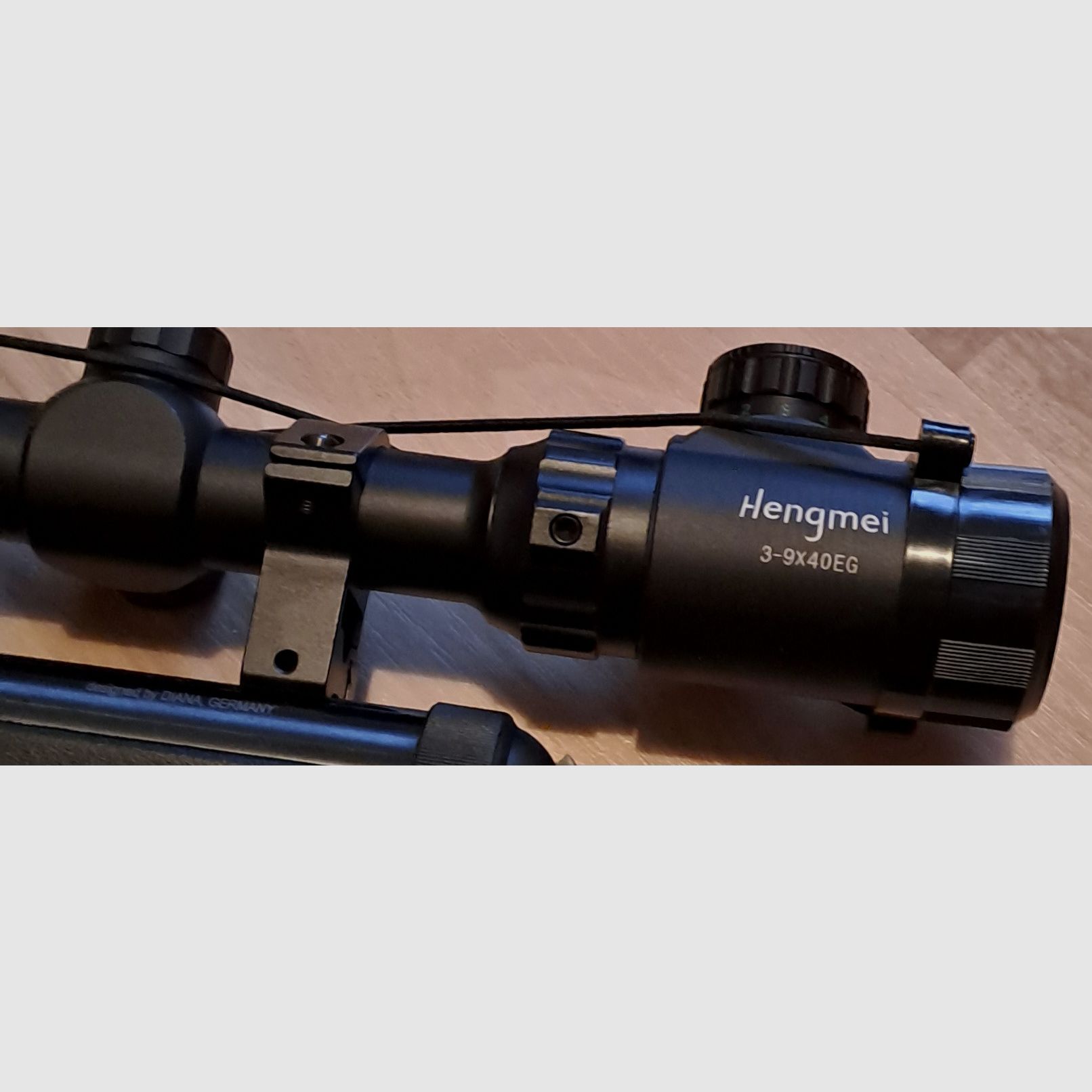 DIANA eleven with scope and very good bag.