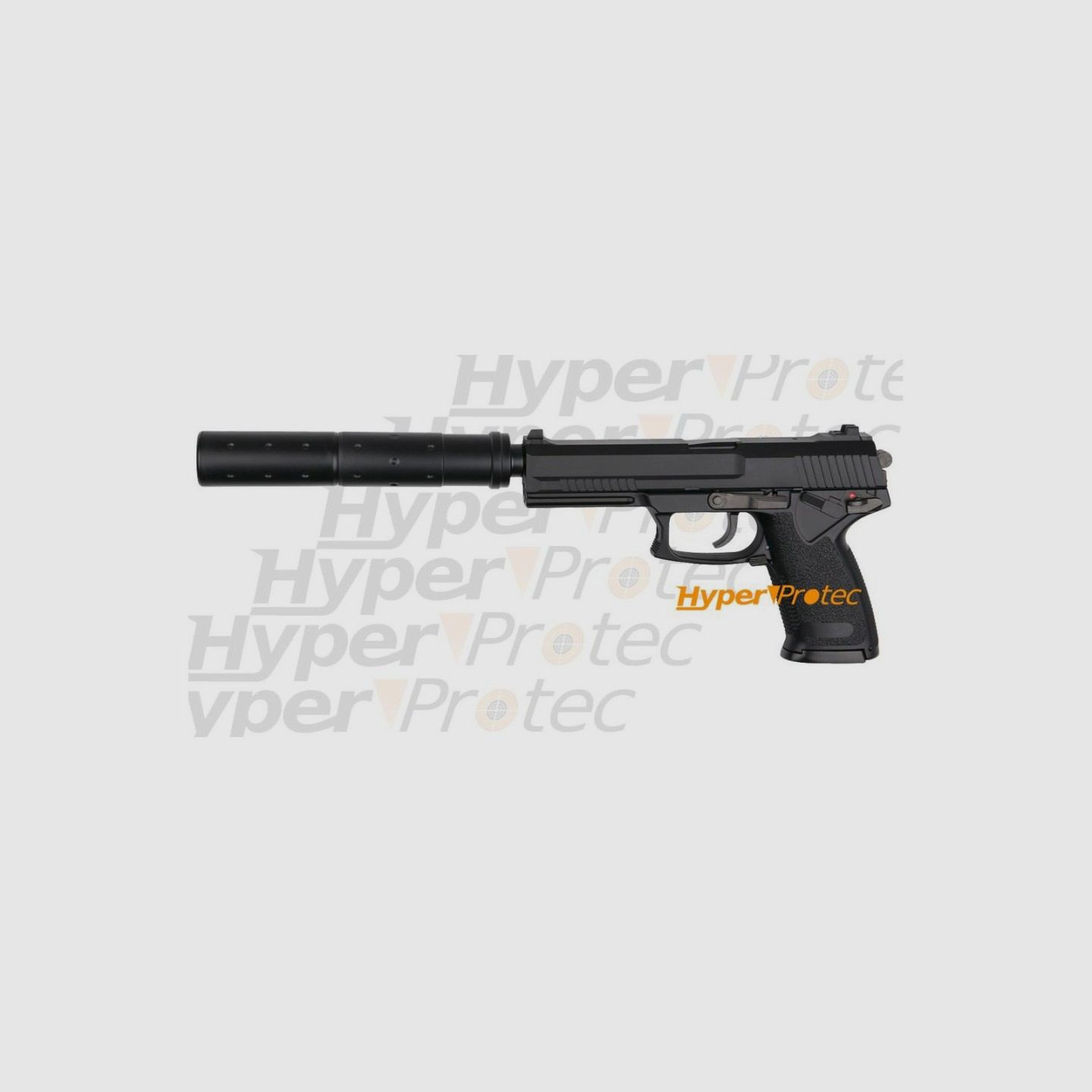 Réplique pistolet airsoft gaz MK23 + silencieux spécial opératio