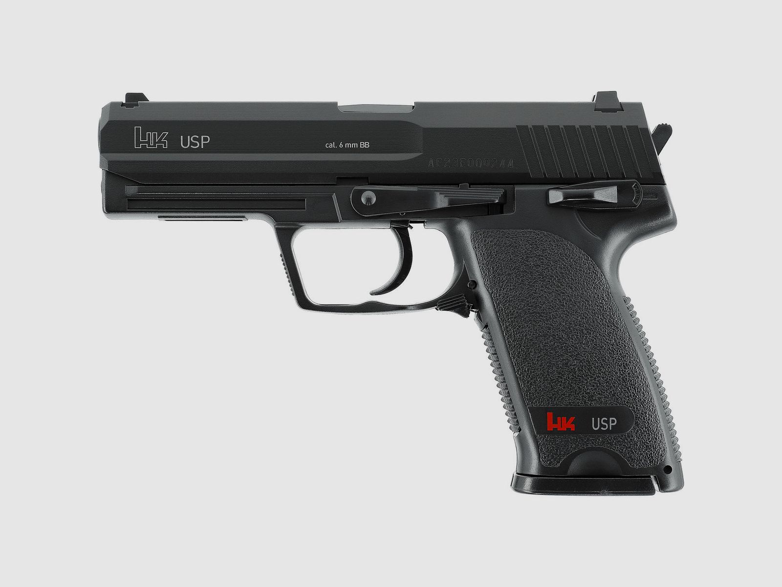 Heckler & Koch USP, < 0,5 J, Federdruck