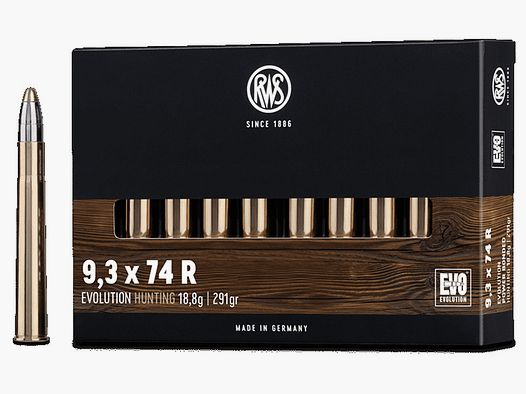RWS 9,3x74R EVO 18,8g - 291gr