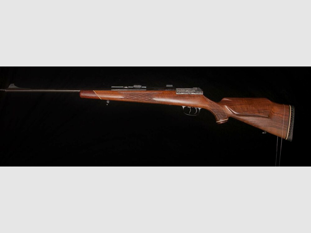 Mauser 66 S Zamek teleskopowy Luksusowy Dyplomata Grawerunek reliefowy