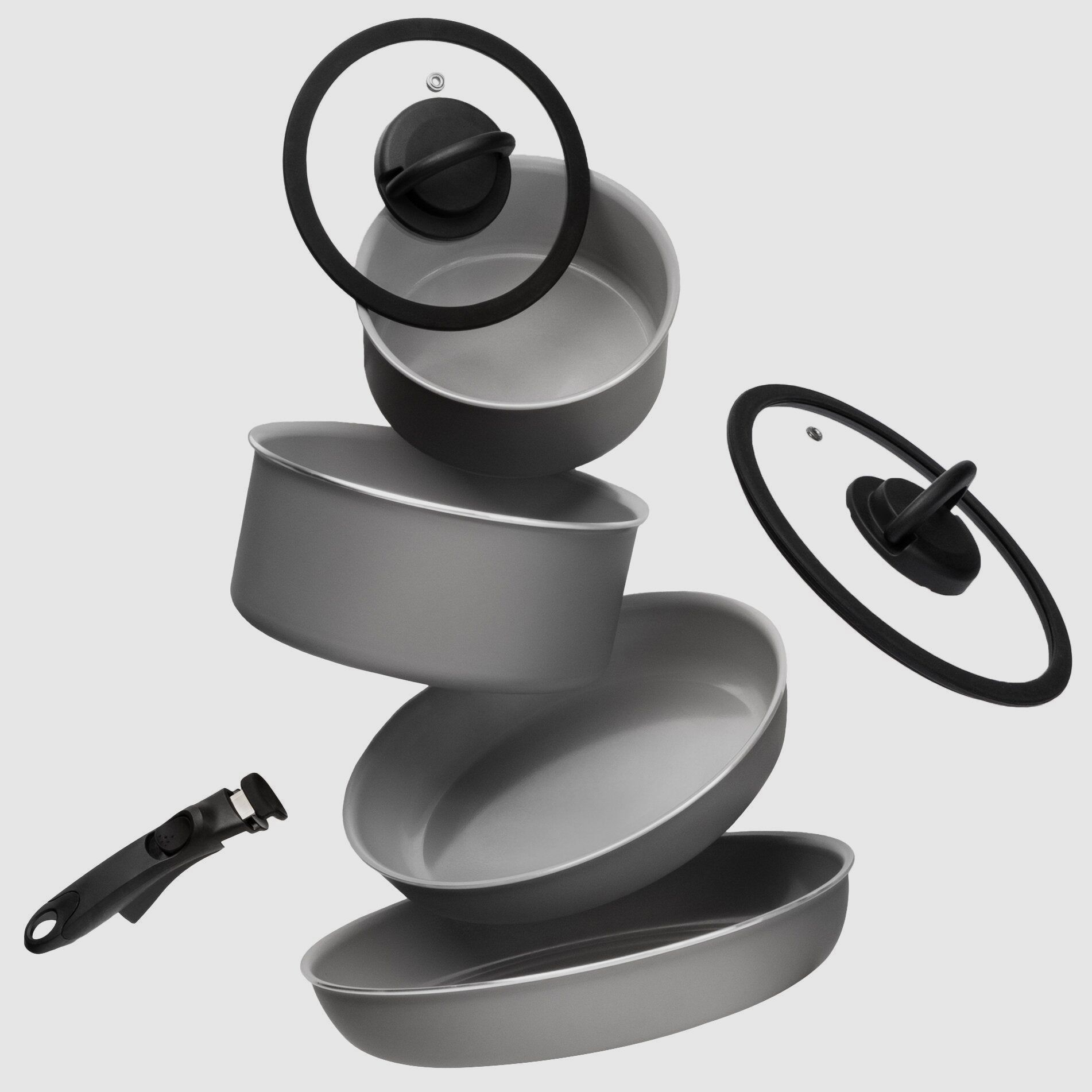 Set di Padelle e Casseruole Melodia Minispace, immagine 3 di 3