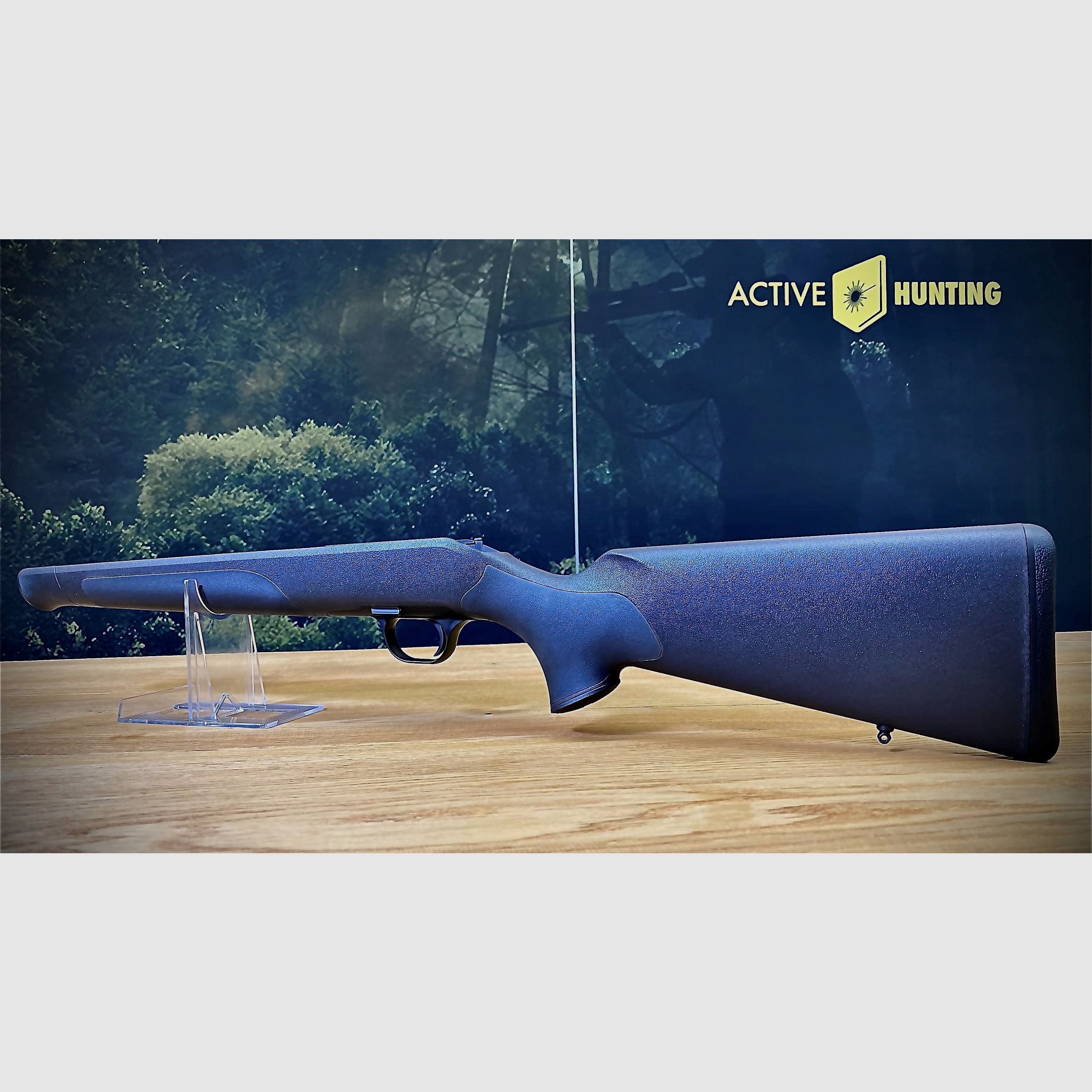 Blaser R8 Professional stock black-brown with elastomer inlays