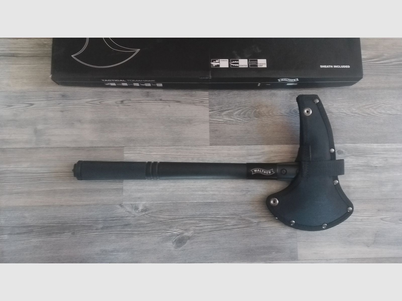 Walther Tactical Tomahawk inkl. Nylon Scheide – unbenutzt
