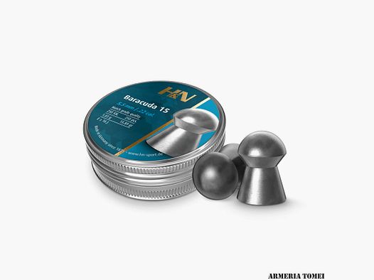 BULLET LUCHT – H&N BARACUDA 15 5,5MM / .22 CAL 1,03g 15,89gr (250stuks)