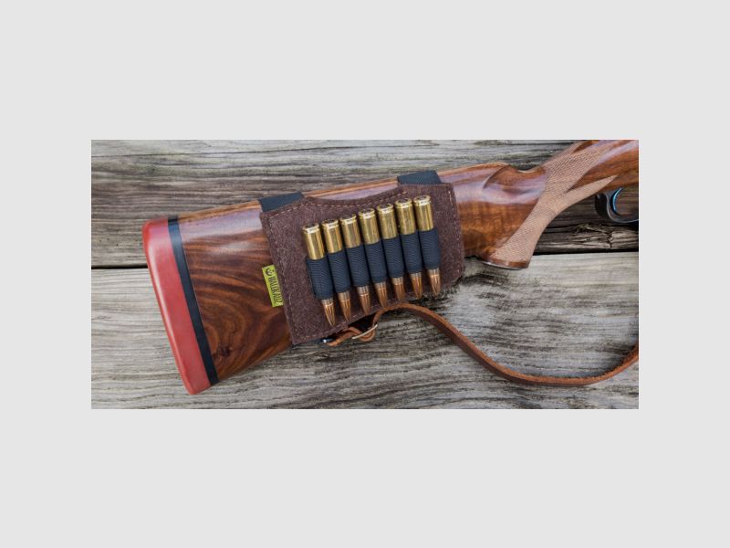 Tawny owl rifle stock cartridge case rifle