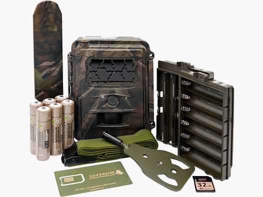 Seissiger Wildkamera Special-Cam LTE Supersim-Edition inkl. 6 x 18650-Akkus