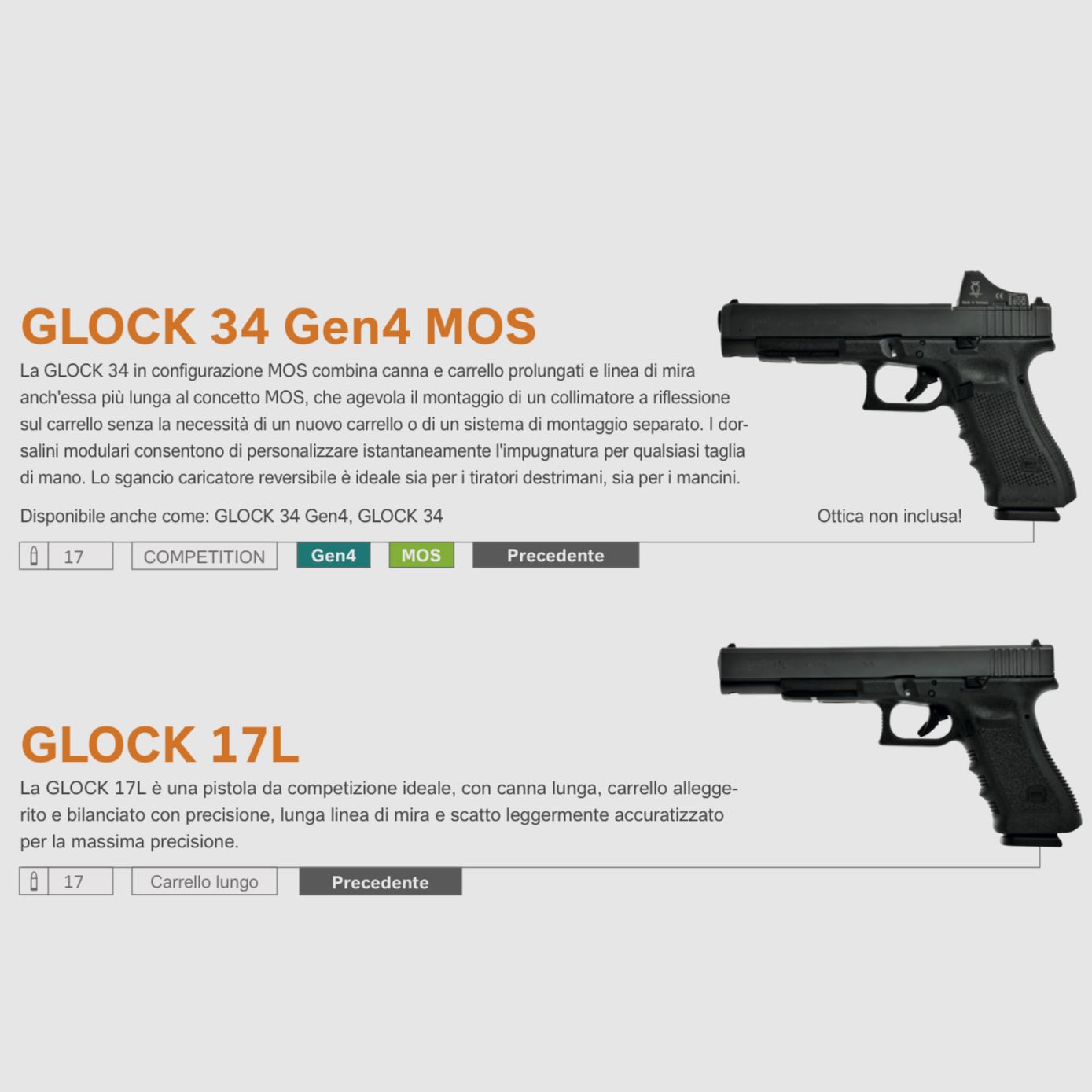GLOCK / SEMIAUTOMATISCHE PISTOLE / ALLE MODELLE, Bild 13 von 30