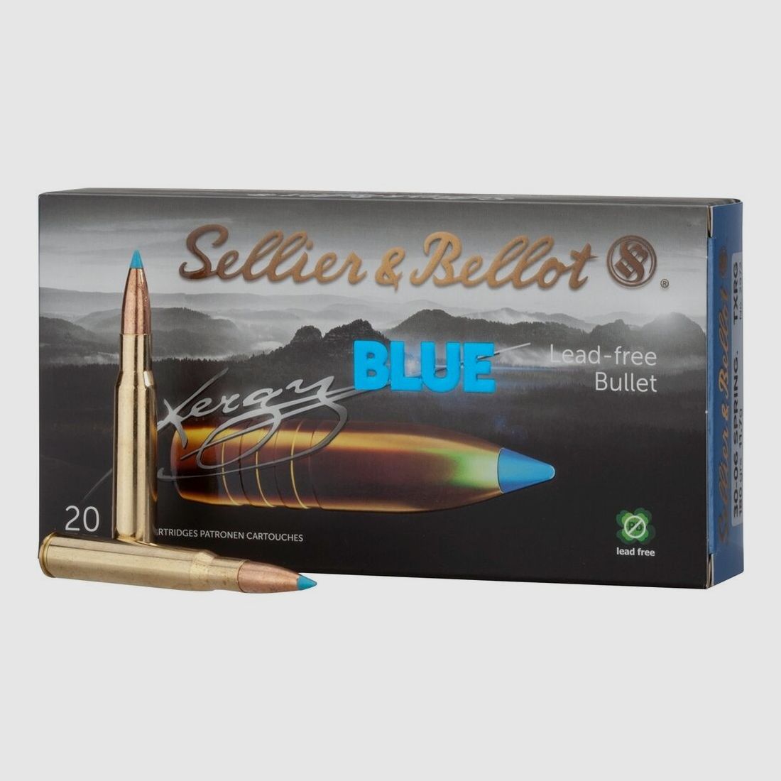 Sellier & Bellot	 TXRG blue 11,7g / 180grs .30-06Spring