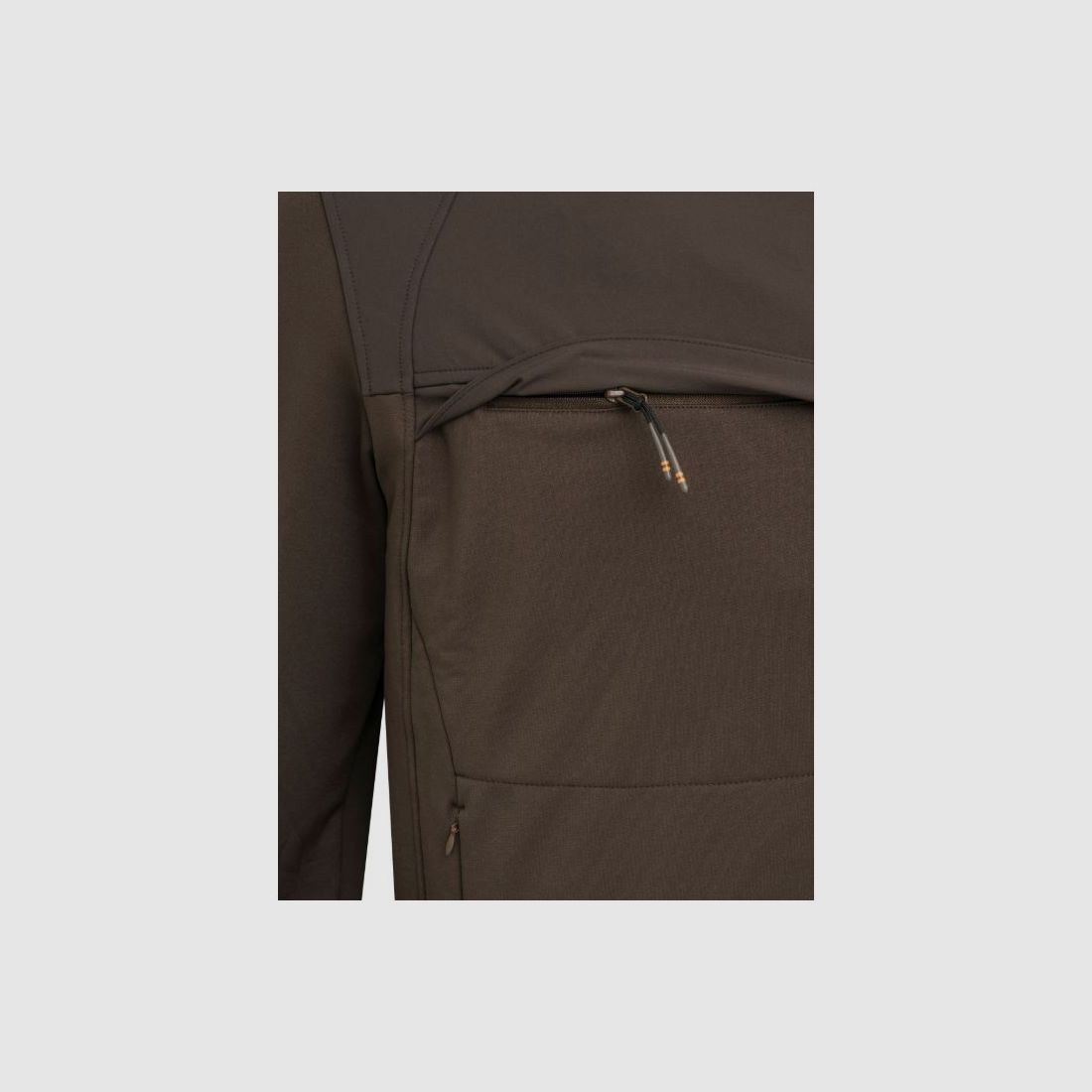 Technische Fleecejacke Beretta mit Fernglashalterung braun Modell Binostash Anorak Art. P3771 T2312 08AA BERETTA, Bild 4 von 6