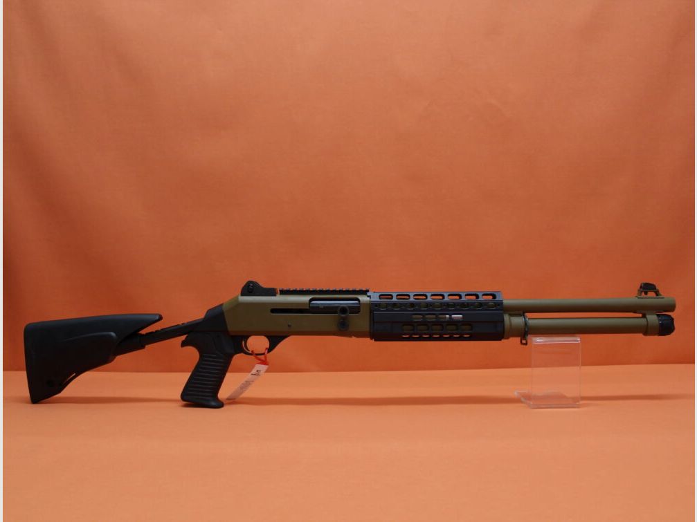 Benelli Ha.Flinte 12/76 Benelli M4 A1 TS BROWN 18,5" Lauf/ Multichoke/ Teleskop-Schaft/ Picatinny (M4T-PRO)