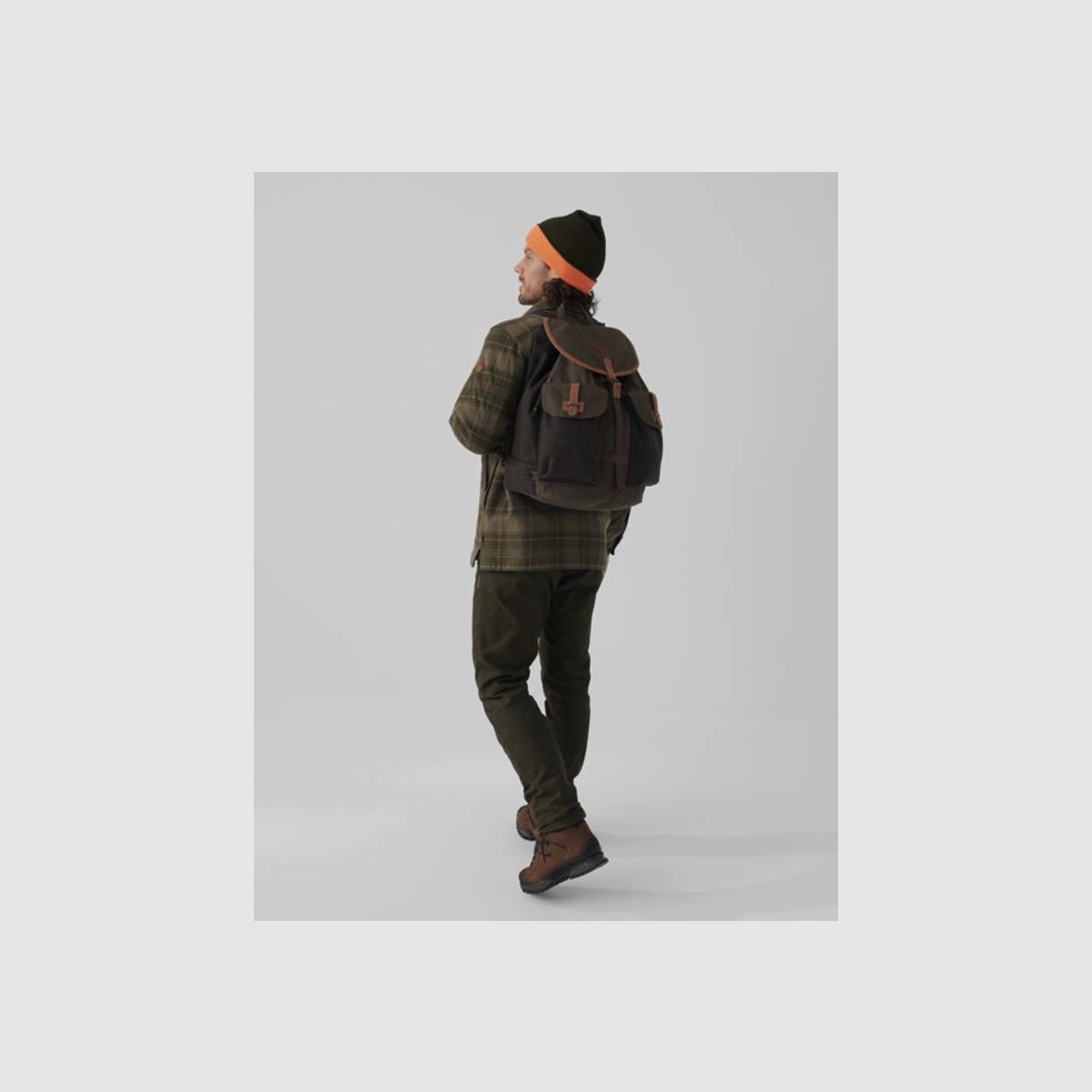 FJÄLLRÄVEN Värmland Zaino Verde Oliva Scuro-Marrone