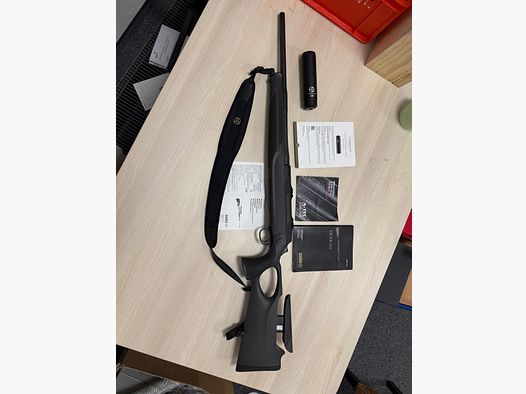 Sauer 303 Synchro XT Gen II + OPTIMA Flow silenziatore + cinghia - *COME NUOVO del 2025*