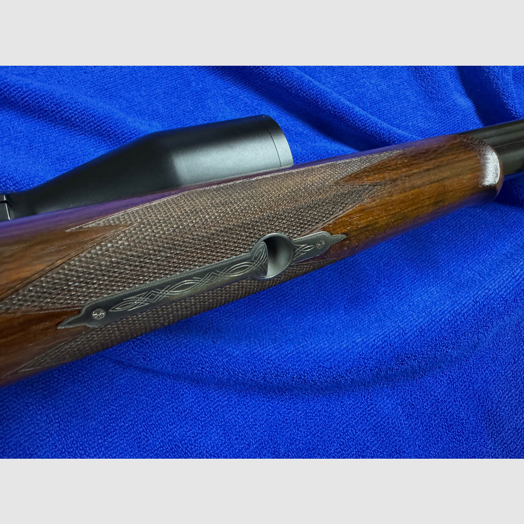 Merkel double rifle drilling DR 961L avec lunette ZEISS Victory HT 3-12x56