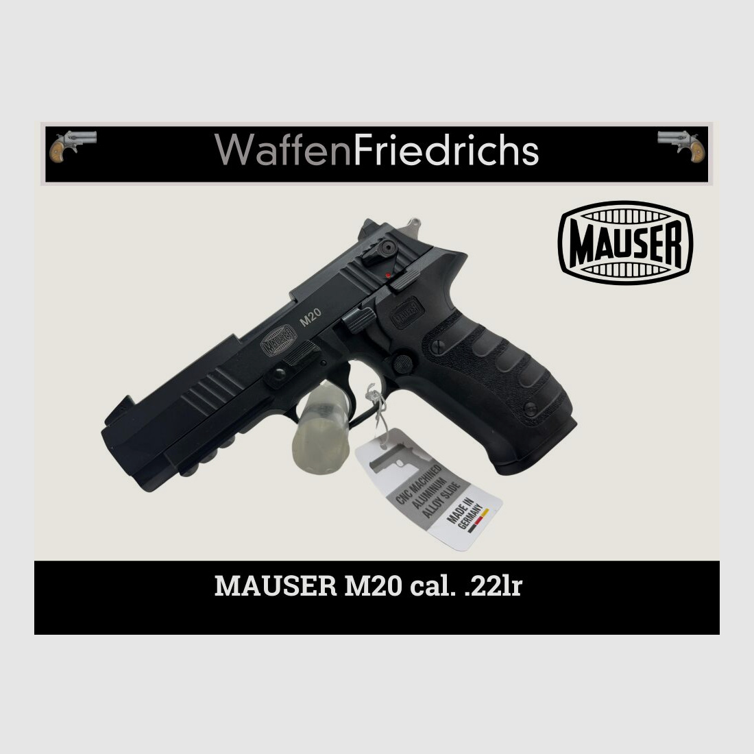 MAUSER M20 Black Cerakote - Weapons Friedrichs