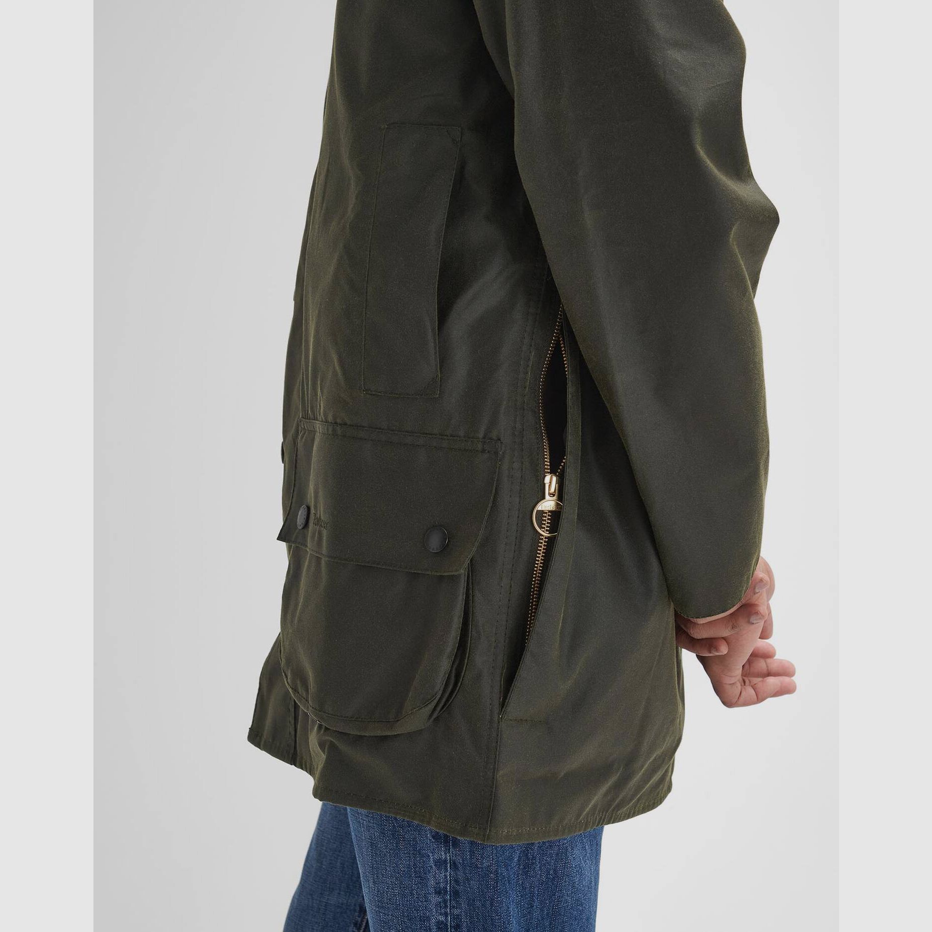 Chaqueta de cera Barbour Beaufort archivo oliva