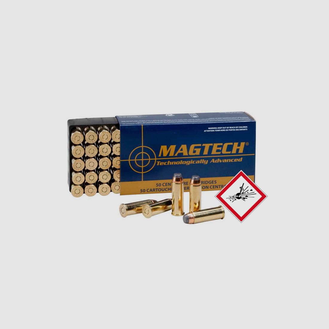 Cartuccia per revolver Magtech .44 Mag. SJSP 240gr