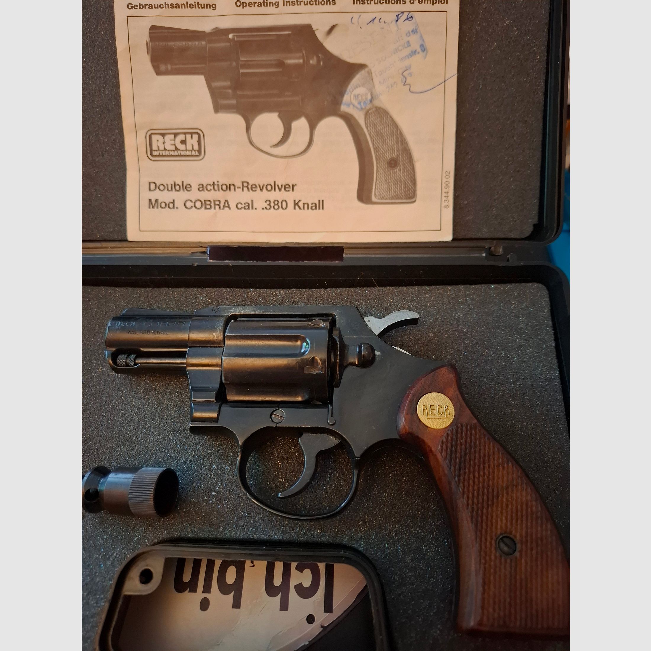 Reck Cobra  Kal.380/9mm Knall PTB 218