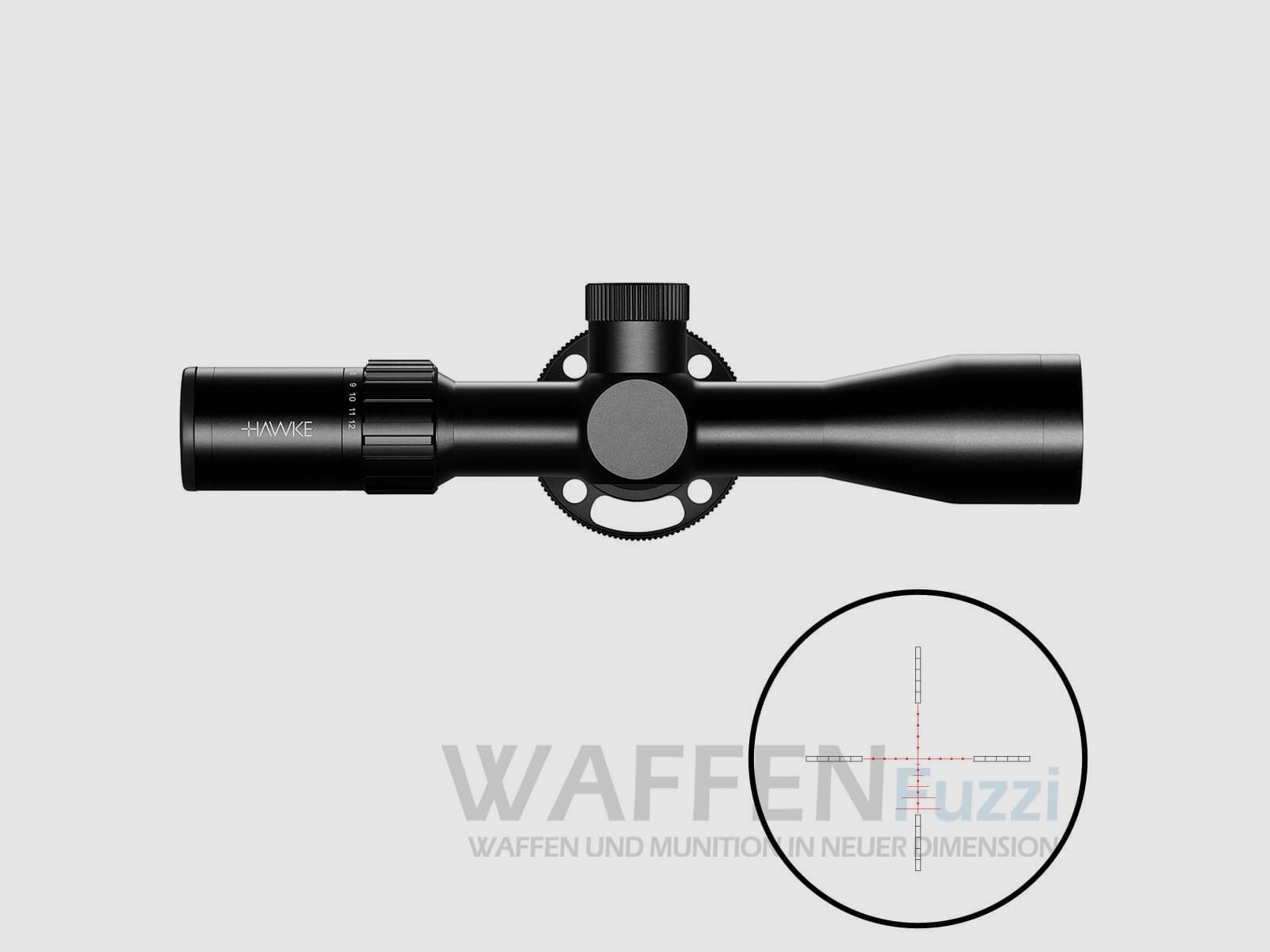 Hawke Airmax 30SF 3-12x40SF Compact Series with illuminated AMX reticle
