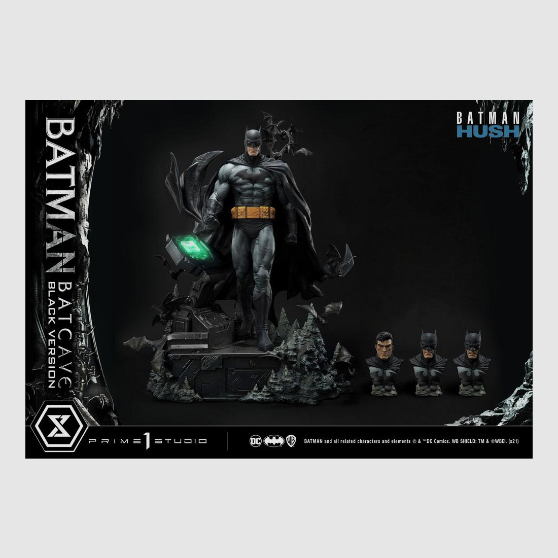 Batman Hush Statue 1/3 Batman Batcave Black Version 88 cm | 43050