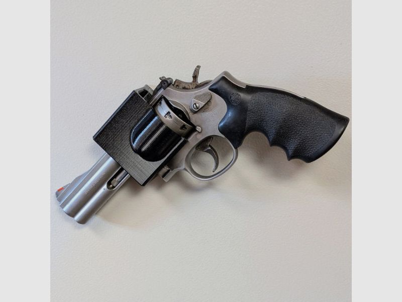 Magnetisches Blockholster für Revolver und baugleiche für Waffenschrank - Zubehör für den Waffenschrank