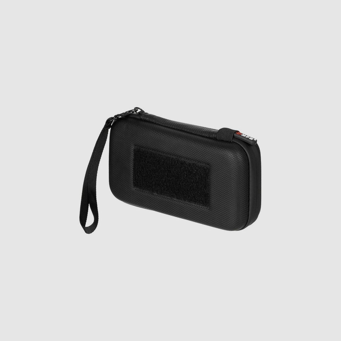 Tasche Hartschale Klein 19 x 10 x 4,5 cm Schwarz mit Klettschlaufen + Netzfach + Handschlaufe