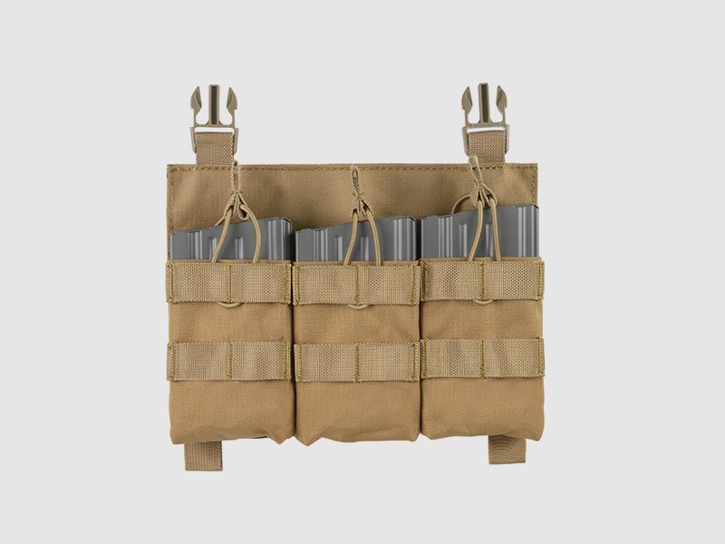 Buckle Up Triple SR25/AR-10/M14/SCAR-H Pouch Panel - CT