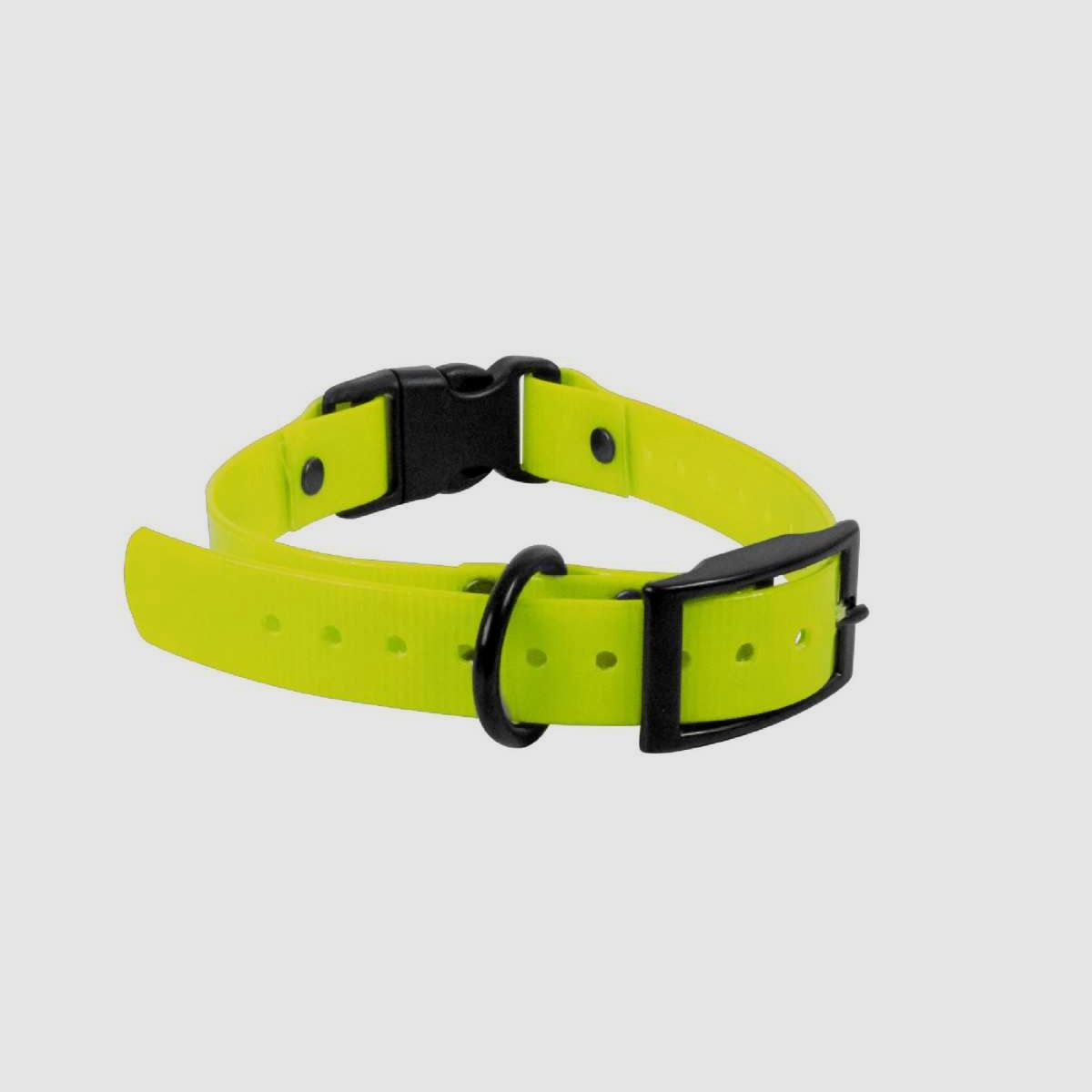 Schnellverschluss-Halsband Biothane Gelb, Bild 1 von 2