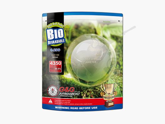 G&G Bio Precision Airsoft 0.23g (4.350 Stück) diameter 5,95mm - Weiß
