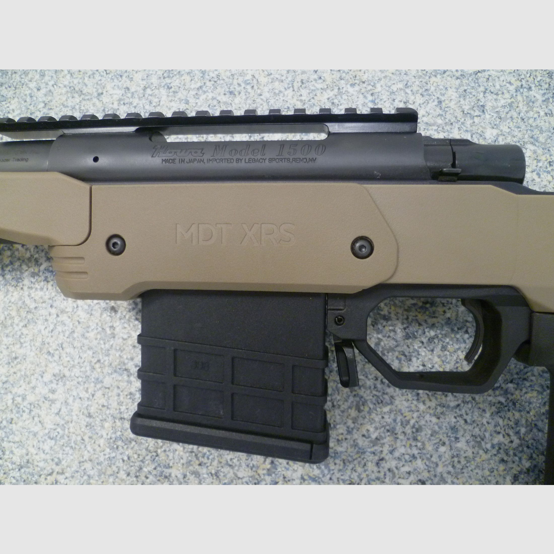 Repeater rifle Howa 1500 .308 Win in the MTD XRS chassis system