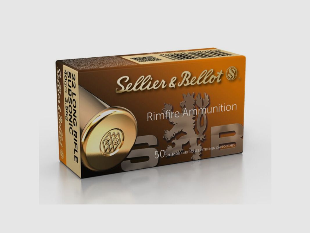 S&B .22 LR Subsonic, image 1 sur 2