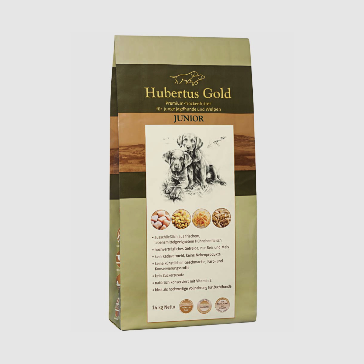 HUBERTUS GOLD Junior Premium Dry Complete Food 14 kg