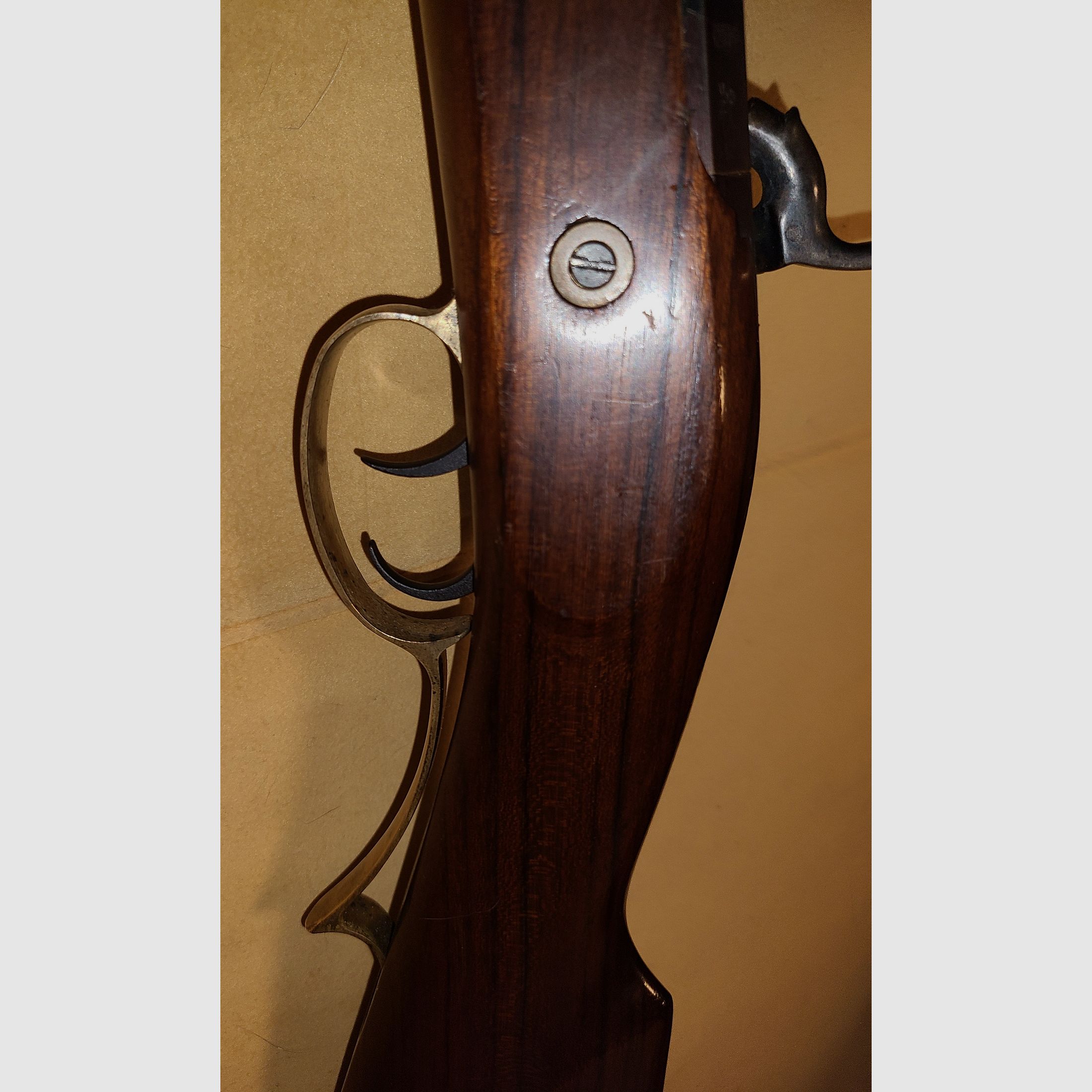 VORDERLADER BÜCHSE 383758 / cal. 45 / NUSSBRAUN / WFW / BLACK POWDER SCHWARZPULVER / HOLZ SCHAFT / TOP ZUSTAND