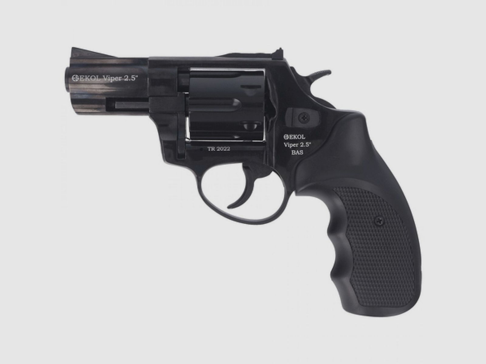 Schreckschussrevolver BAS Voltran EKOL Viper 2.5'' Black Kal. .22 Long Blanc, Bild 1 von 7