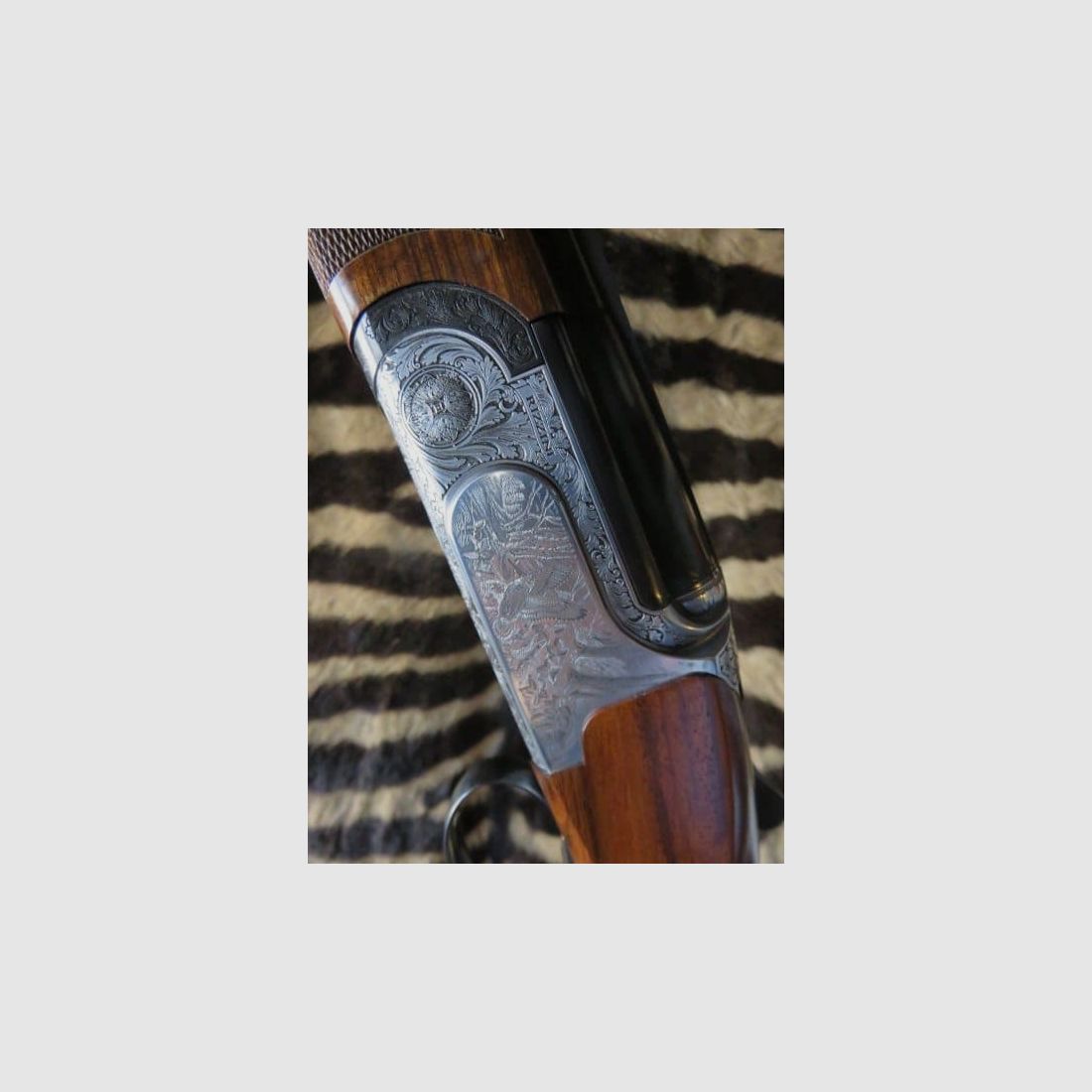 Bockdoppelflinte RIZZINI Aurum Stahl Kal.20/76 Läufe 76 cm 5 Chokes – Schaft Prince of Wales gr 2.5, Bild 7 von 11