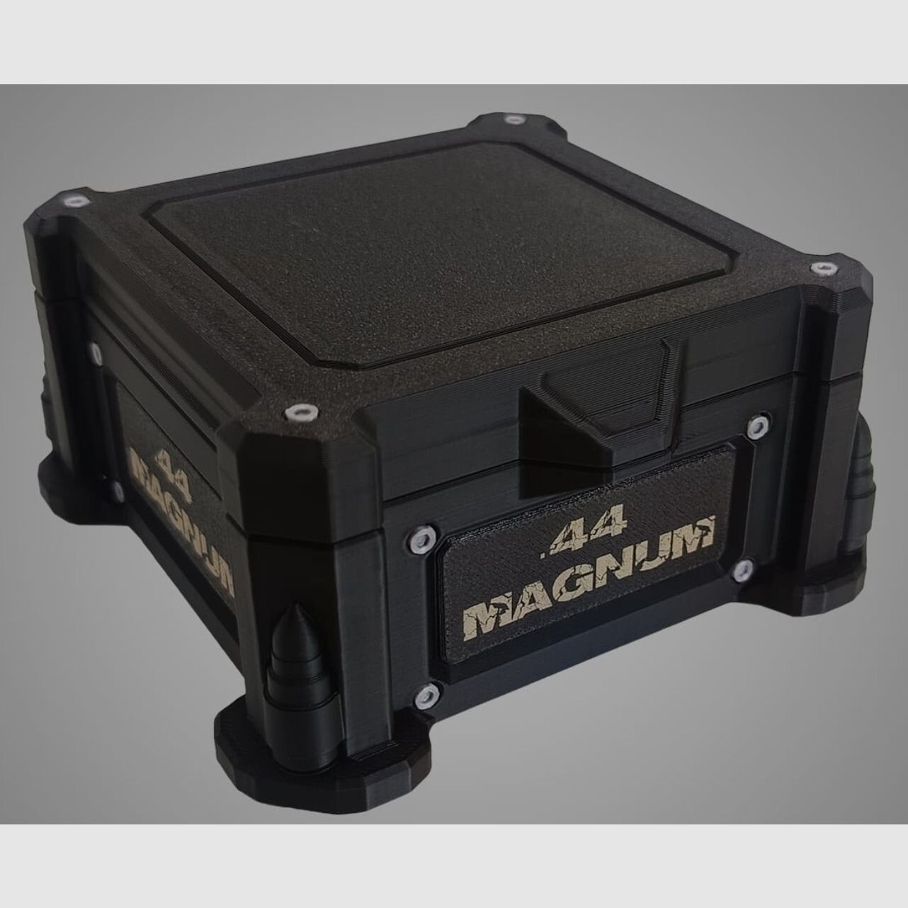 3D-Printed Precision Ammo Box, Cartridge Box, AmmoBox .44 Magnum V2