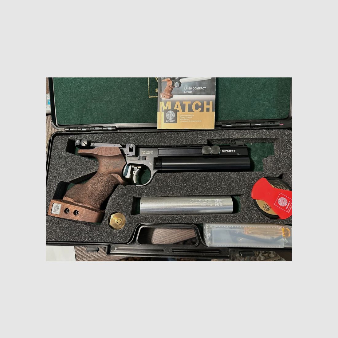 Pressluftpistole STEYR LP 50 RF Compact - Neuzustand