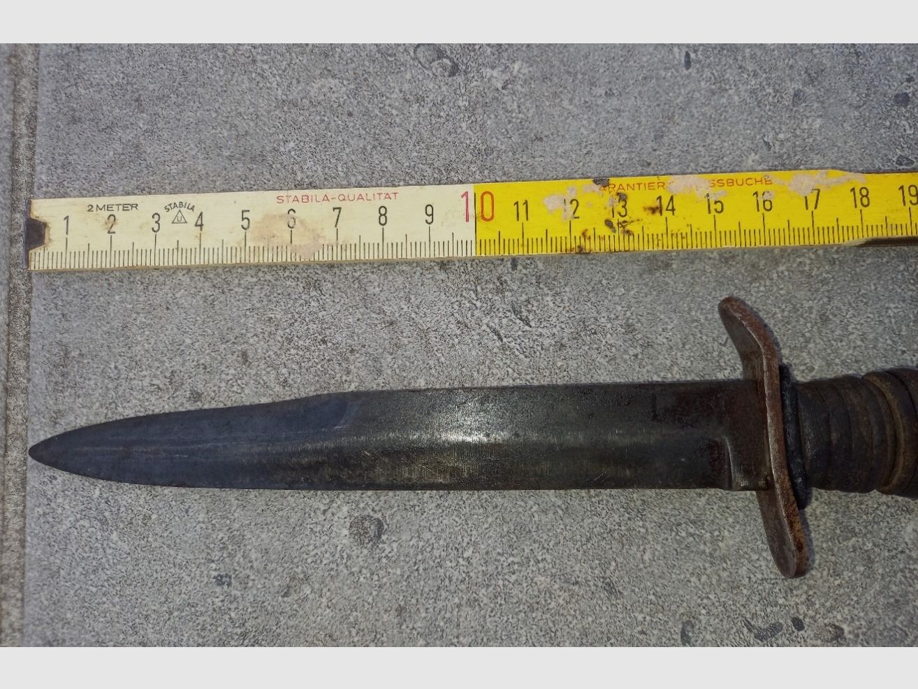 Couteau de tranchée WKII US.M3/Kampfmesser avec étui US.M8