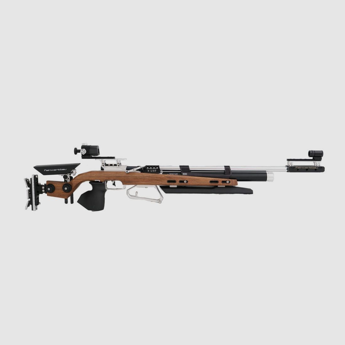Feinwerkbau 900W support with grip rail grip size L right - walnut