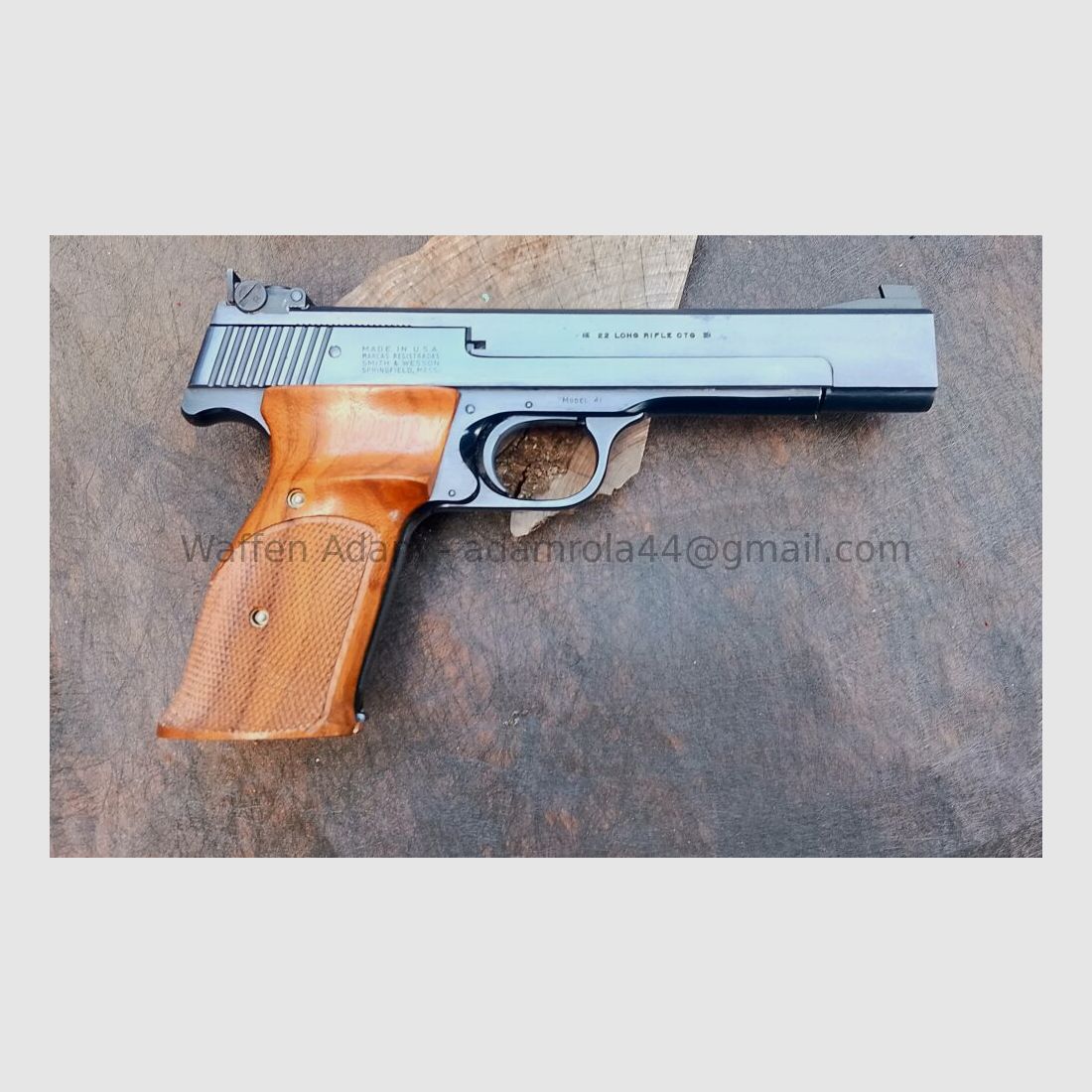 Smith & Wesson Modell 41, 5 1/2 ", Sport Pistole 1972