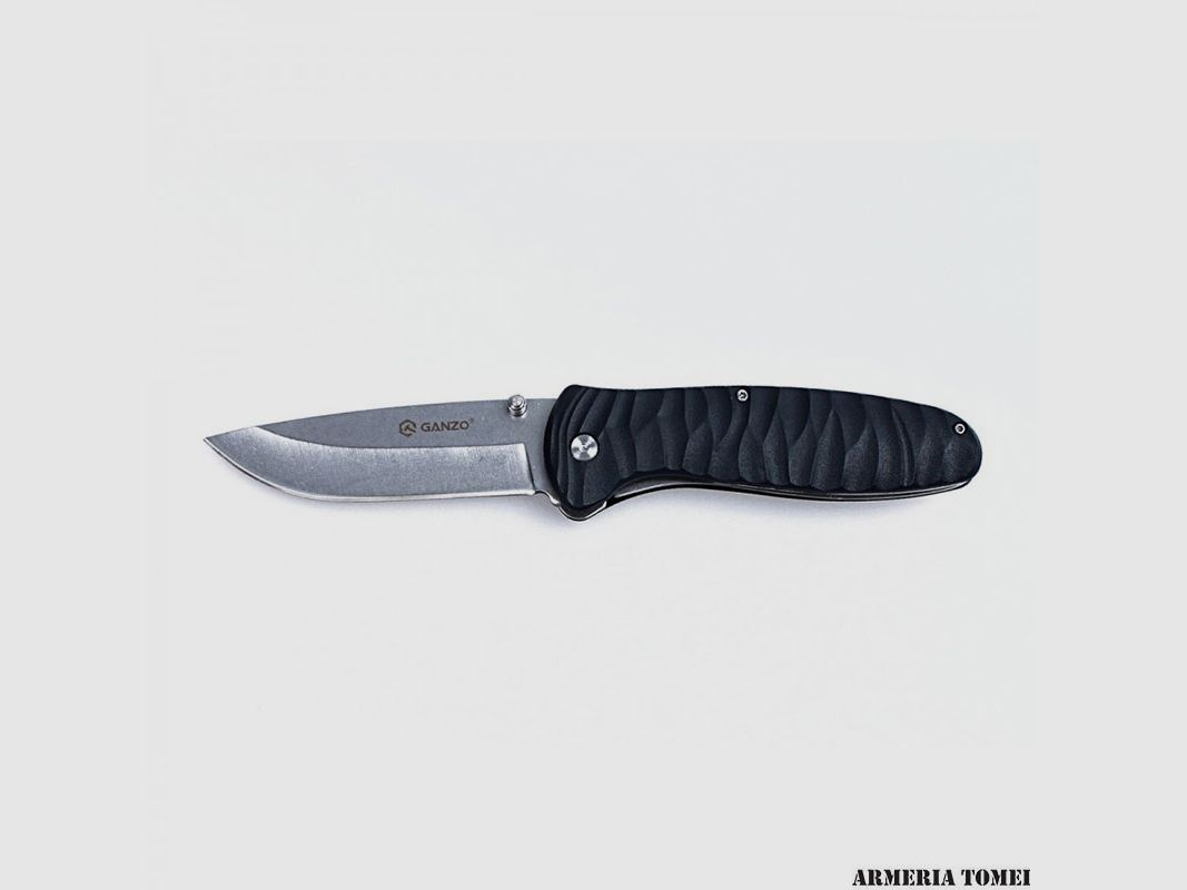 Mes – Ganzo zwart van glasvezel, lemmet 8,9 cm