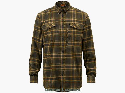 Camicia Pinewood Abisko Hiking Flanella Verde Muschio