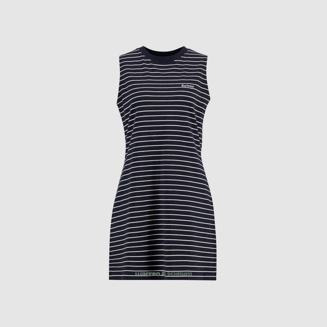 Barbour Jurk Hartland Mini Navy / Cloud Stripes