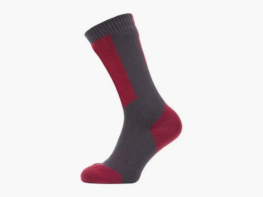 SealSkinz Sealskinz Socken Runton grau rot weiß